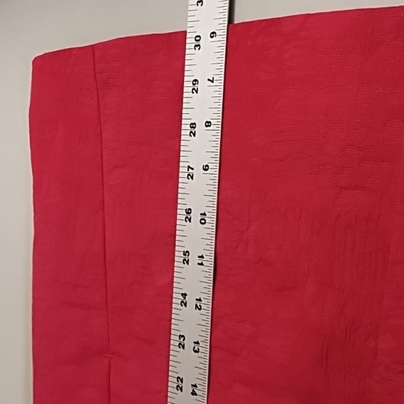 Chico's Fuchsia Pleat Back 3/4 Sleeve Boho Harajuku Textured Jacket - Picture 6 of 9